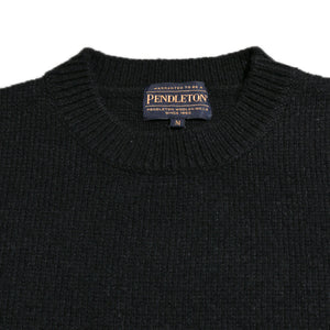 PENDLETON Crew Neck Pullover Knit Pendleton Crew Neck Pullover Knit - Hading - (Black) [MN-0575-2000]
