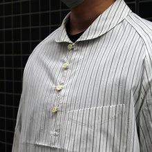 将图片加载到图库查看器，copano86 斜纹条纹法式衬衫 - Copano 套头衬衫 [CP22AWSH02]
