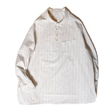 Load image into Gallery viewer, copano86 Twill Stripe French Shirt - Copano Pullover Shirt [CP22AWSH02]
