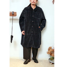 Load image into Gallery viewer, Porter Classic CORDUROY COAT - Porter Classic Corduroy Coat (BLACK)[PC-018-1968]
