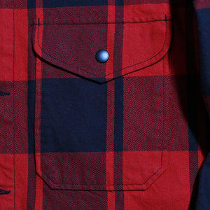 PENDLETON CPO 衬衫夹克 Pendleton CPO 衬衫夹克（红色 x 黑色）[MN-0175-9003]