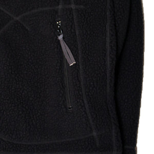 PORTER CLASSIC 羊毛拉链夹克 (POLARTEC) 波特经典羊毛拉链夹克 - POLARTEC（驼色）（黑色）[PC-022-2005]
