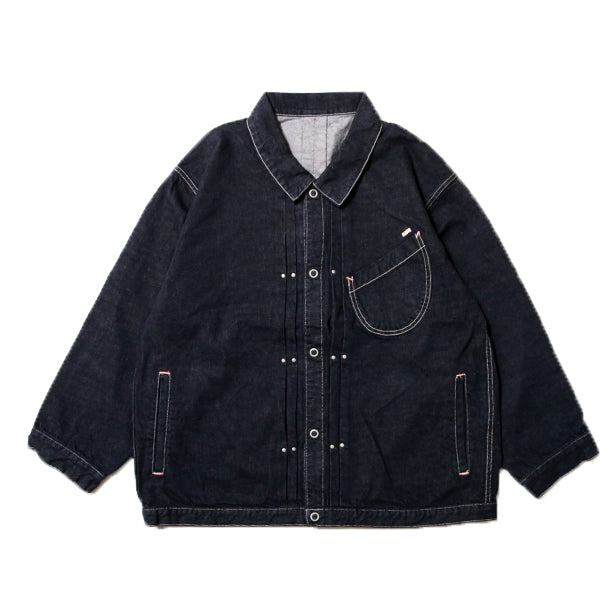 PORTER CLASSIC CLASSIC DENIM JACKET - ポータークラシック クラシック デニム  ジャケット（INDIGO）[PC-005-2021]