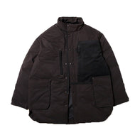 Porter Classic WEATHER DOWN SHIRT JACKET - ポータークラシック ウェザー ダウン シャツジャケット（BLACK）[PC-026-1983]