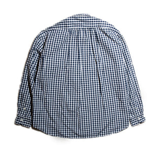 Porter Classic - 卷起方格格纹衬衫 Porter Classic 卷起方格格纹衬衫 - 海军蓝 [PC-016-1544]