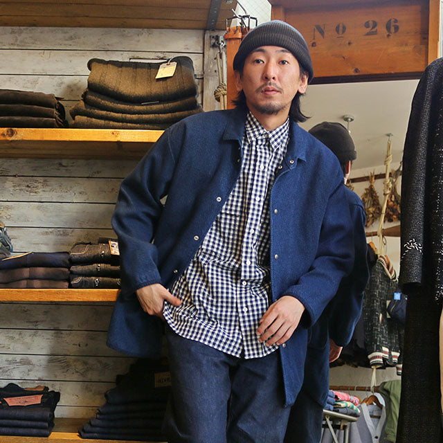 Porter Classic - ROLL UP GINGHAM CHECK SHIRT ポータークラシック