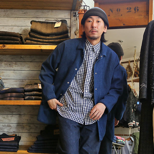 Porter Classic - ROLL UP GINGHAM CHECK SHIRT ポータークラシック 