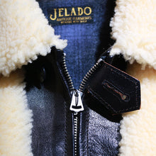 Load image into Gallery viewer, JELADO &quot;ANTIQUE GARMENTS&quot; &quot;EARLY AGE COLLECTION&quot; &quot;Ben Lilly&quot; Horse Hide Grizzly JKT (Black x Vanilla) [AG13412]
