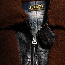 Load image into Gallery viewer, JELADO &quot;ANTIQUE GARMENTS&quot; &quot;EARLY AGE COLLECTION&quot; &quot;Ben Lilly&quot; Horse Hide Grizzly JKT (Black x Brown) [AG13412]
