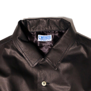 CWORKS Positive Three - Deerskin - Sea Works Positive Three Open Collar Shirt Deerskin (Black) [CWST008]