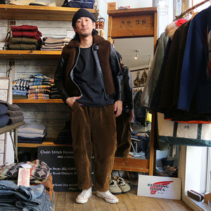 JELADO“ANTIQUE GARMENTS”“EARLY AGE COLLECTION”“Ben Lilly”Horse Hide Grizzly JKT（黑色 x 棕色）[AG13412]
