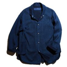 Load image into Gallery viewer, Porter Classic PC KENDO SHIRT JACKET W/SILVER BUTTONS Porter Classic Kendo Shirt Jacket (BLUE) [PC-001-1421]
