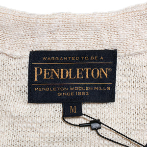 PENDLETON V-neck Cardigan - Hading - (o.white) [MN-11753010]