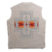 Load image into Gallery viewer, PENDLETON VEST Pendleton Cotton Knit Vest (o.white) (Black) [MN-11753009]
