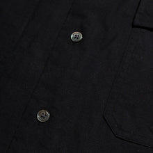 Load image into Gallery viewer, Porter Classic ROLL UP VINTAGE COTTON SHIRT Porter Classic Roll Up Vintage Cotton Shirt (BLACK) [PC-016-1542]
