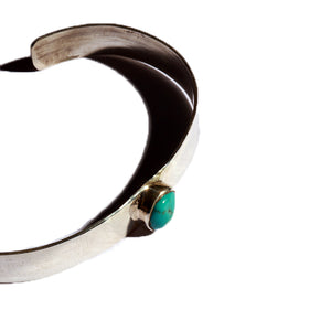 ERICKA NICHOLAS BEGAY Bangle (Kingman Turquoise) [ENB HM Brace 1-11]